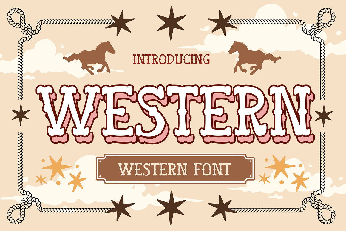 Western is a Western Display Font Free Download Western is a Western Display Font Free Download