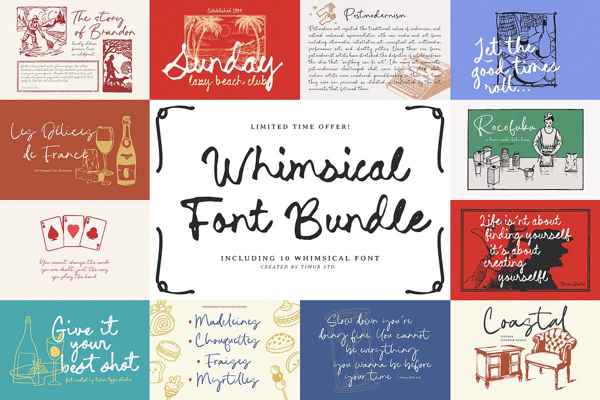 Whimsical Font Bundle - 10 Fonts Free Download Free Download Whimsical Font Bundle - 10 Fonts Free Download Free Download