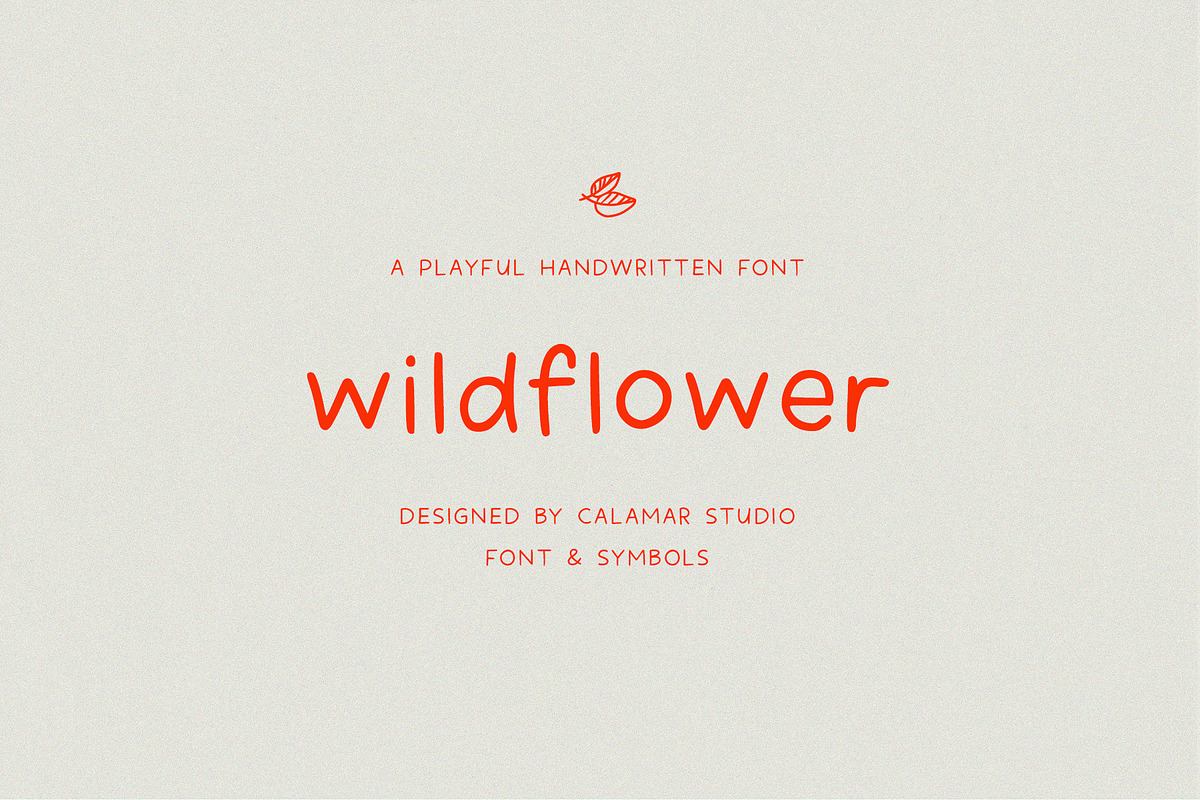 Wildflower | Handwritten Font Free Download Free Download