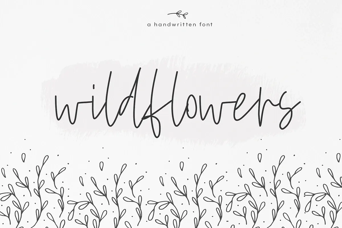 Wildflowers - A Handwritten Font Free Download Free Download Wildflowers - A Handwritten Font Free Download Free Download