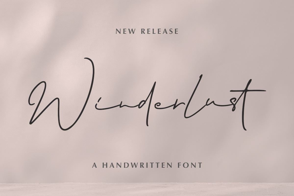 Winderlust - a Handwritten Font Free Download Free Download Winderlust - a Handwritten Font Free Download Free Download