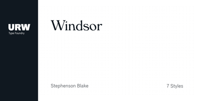 Windsor Font Free Download Windsor Font Free Download