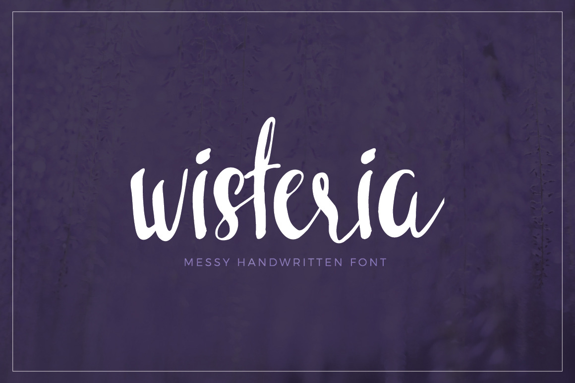 Wisteria Handwritten Font Free Download