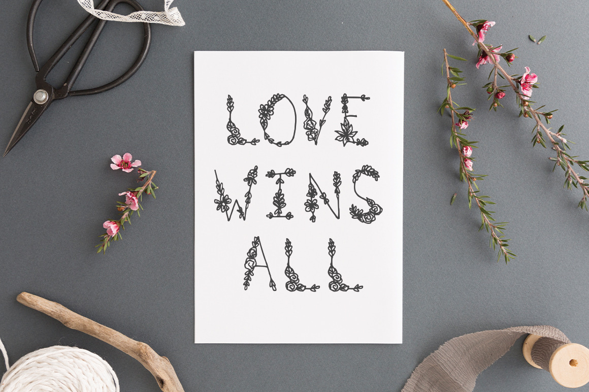Wonder Floral Font Free Download Wonder Floral Font Free Download