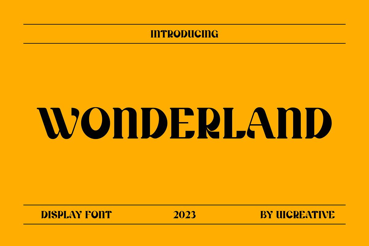 Wonderland Display Font Free Download Free Download Wonderland Display Font Free Download Free Download
