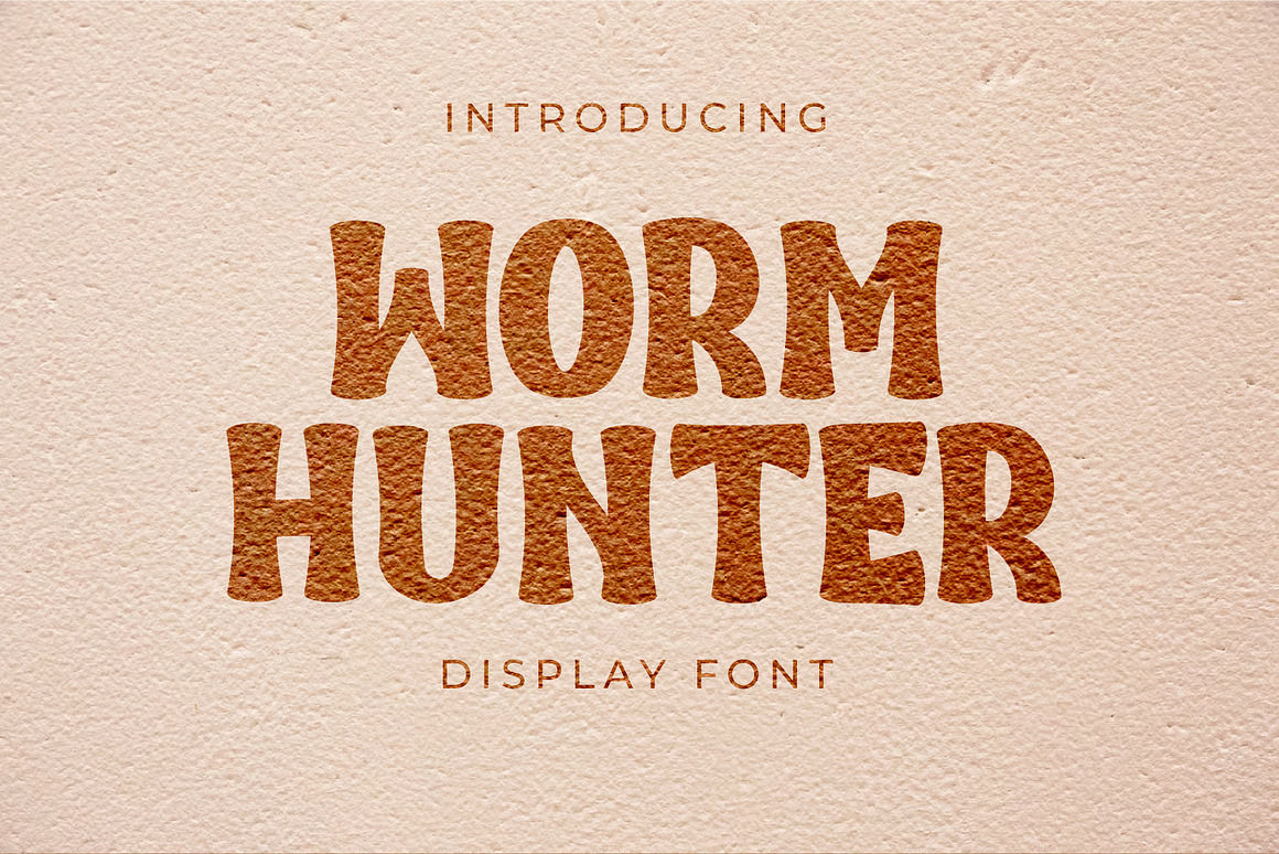 Worm Hunter Bold Display Font Free Download