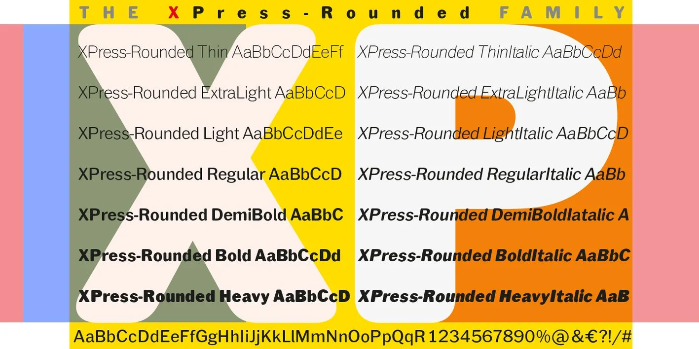 XPress Rounded Font