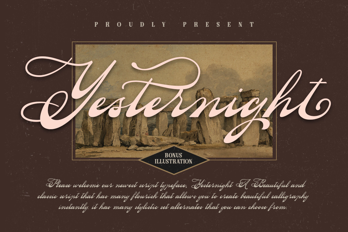 Yesternight Font Free Download Yesternight Font Free Download