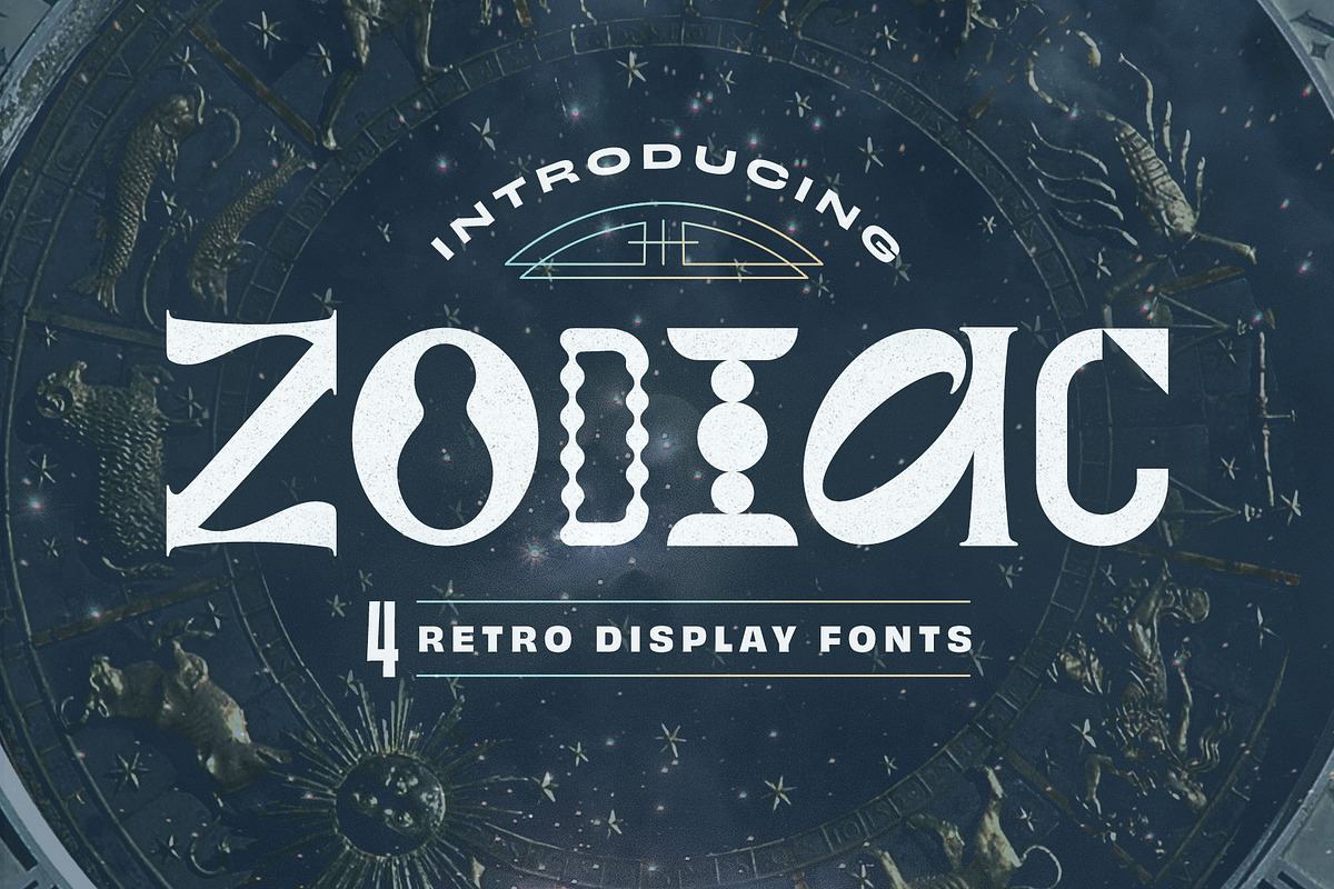 Zodiac - 4 Retro Display Fonts Free Download Free Download Zodiac - 4 Retro Display Fonts Free Download Free Download