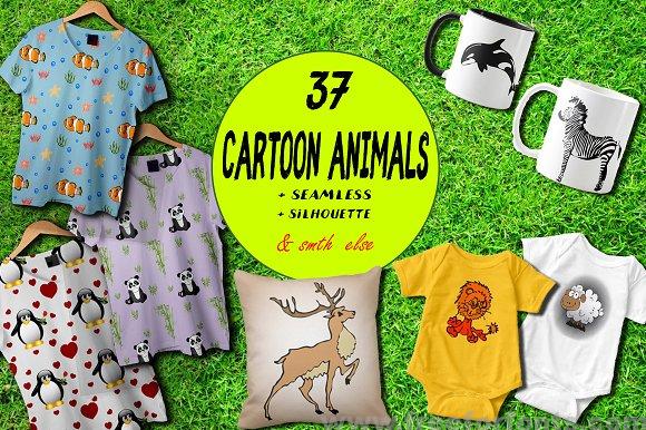 Cartoon animals collection Free Download – Free Font Download