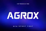 Agrox font