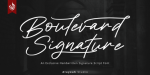 Al Boulevard Signature Font Free Download