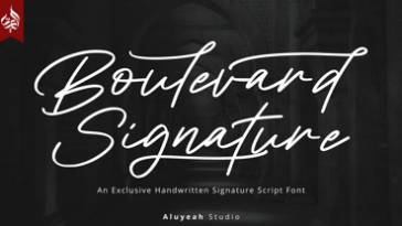 Al Boulevard Signature Font Free Download