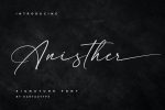 Anisther font