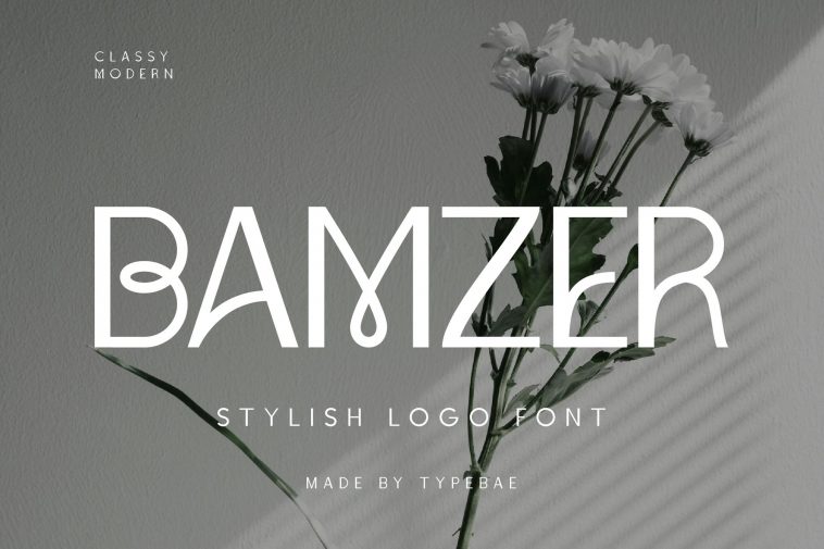Bamzer Stylish Logo Font Free Download