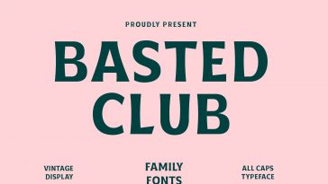 Basted Clubs font