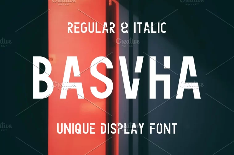 Basvha | Creative San Serif Typeface Free Download