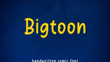 Bigtoon font