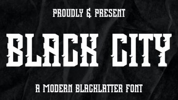 Black City font