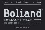 Boliand font