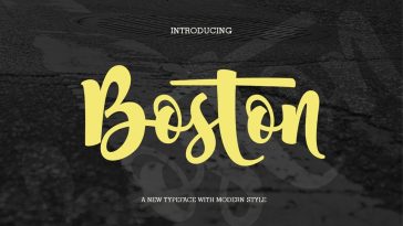 Boston font