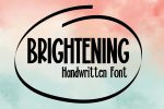 Brightening font