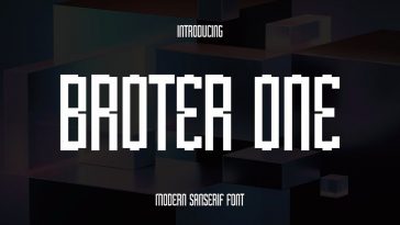 Broter One font