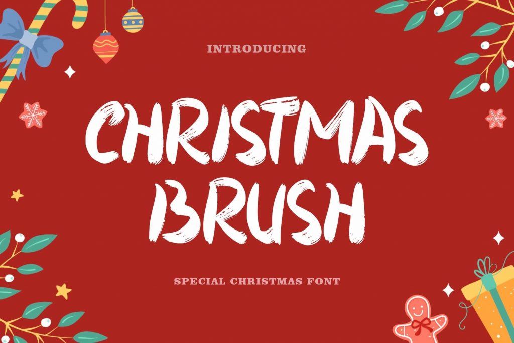 Christmas Brush Font Free Download