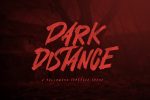 Dark Distance font