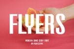 Flyers Modern Sans Serif Font Typeface Free Download