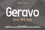 Geravo - Sans Serif Font Free Download