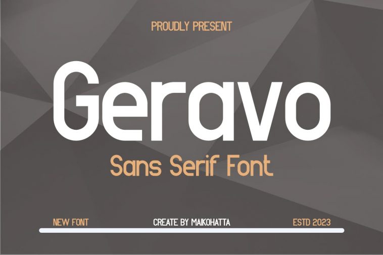 Geravo - Sans Serif Font Free Download
