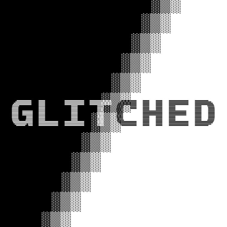 Glitched font family