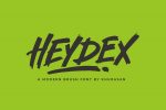 Heydex font