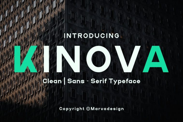 Kinova - A Modern Sans Serif Font Free Download