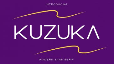 Kuzuka Modern Font Free Download