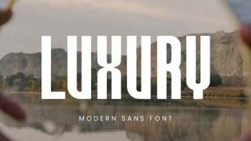 Luxury - Modern Condensed Sans Serif Font Free Download