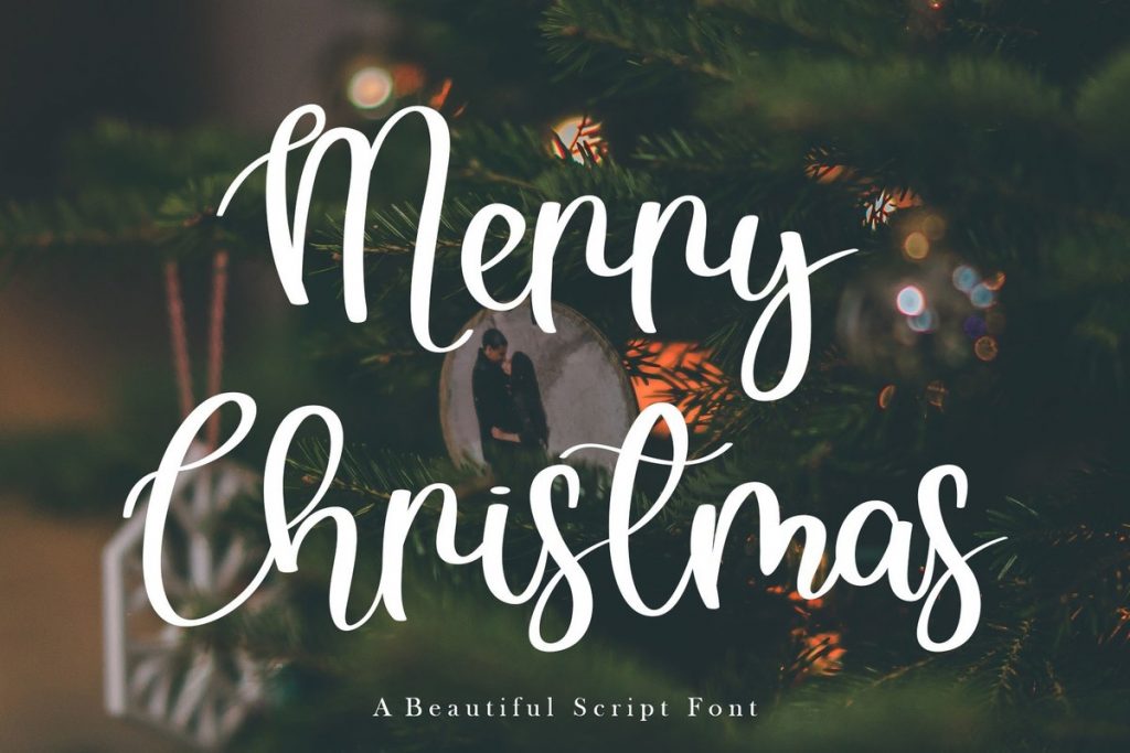 Merry Christmas font Free Download