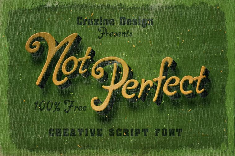 Not Perfect Font Free Download