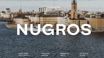 Nugros Sans Serif Family Font Free Download