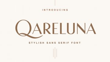 Qareluna Stylish Sans Serif Font Free Download