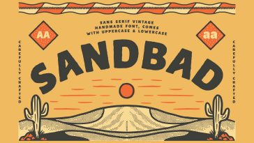 SANDBAD - Vintage Handmade Font Free Download