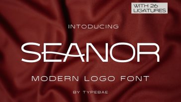 Seanor - Modern Logo Font Free Download