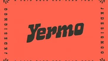 Yermo - A Laid Back Geo-Slab Font Free Download