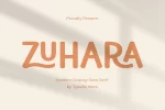Zuhara - Modern Display Sans Serif Font Free Download