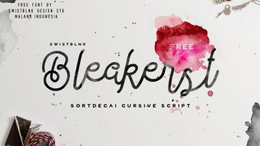 Bleakerst Font Free Download