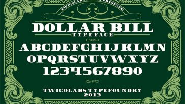 Dollar Bill Font Free Download